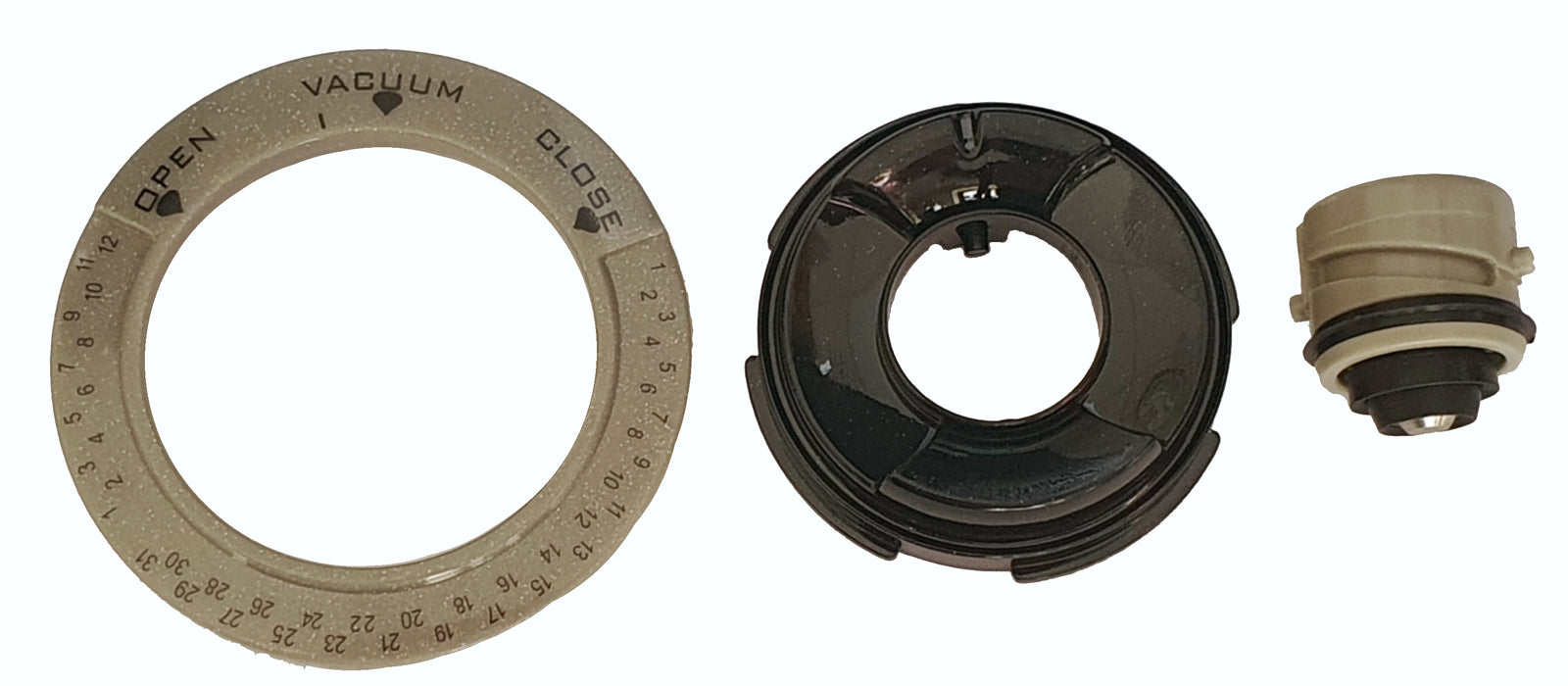 Lot de valves complètes (sélecteur, corps et bague dateur)