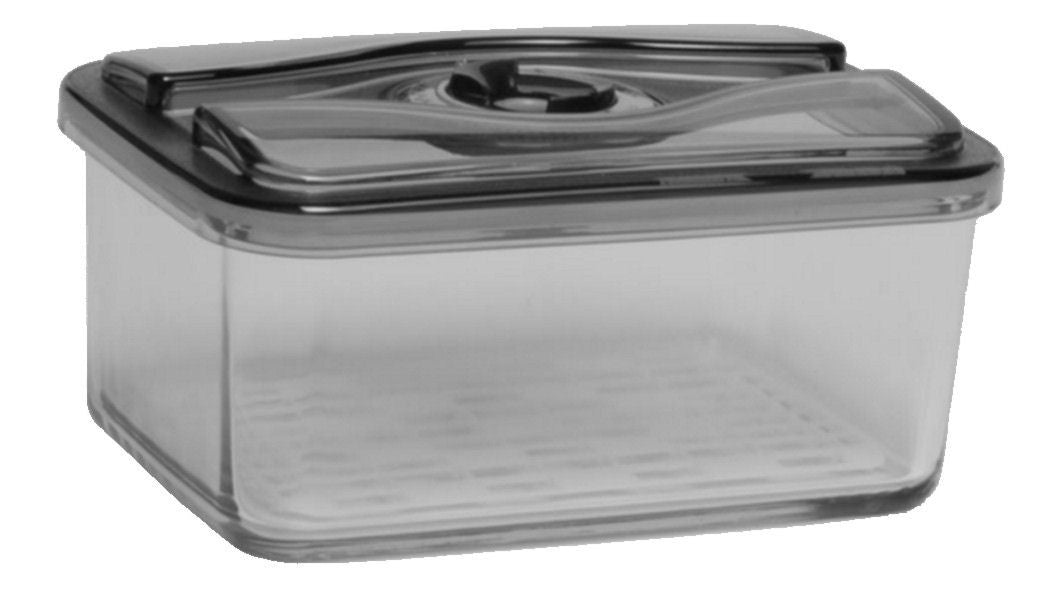 Récipient rectangulaire en verre
